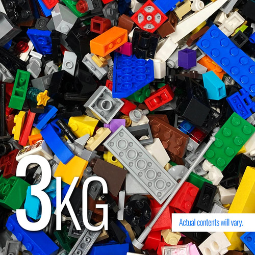 3kg mixed used lego washed - used, &