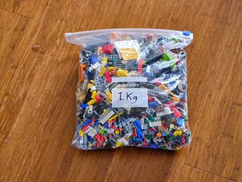 Lego 1kg bag loose - 1kg, mixed