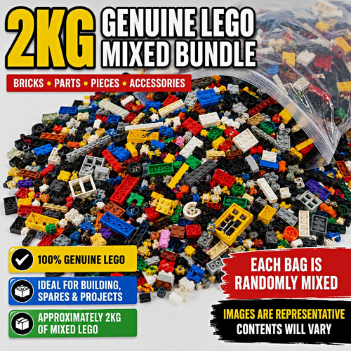 Lego 2kg mixed bundle - lego,
