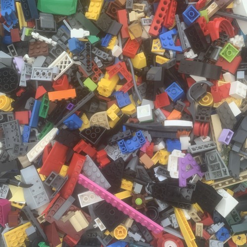 Just over 1kg - of, lego