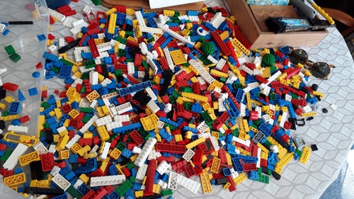 Mixed vintage lego - kg,