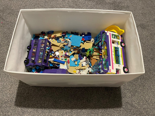 Box lego about - of, mostly