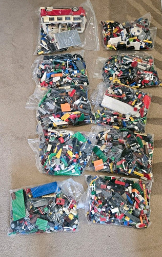 Lego mixed bricks parts 1kg - parts,