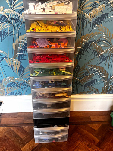 Massive colour sorted lego - colour-sorted,