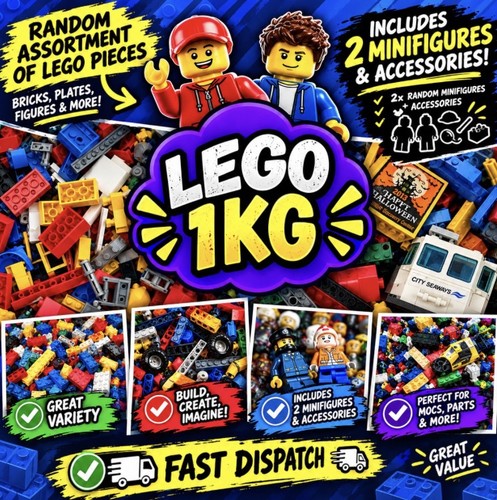Lego 1kg mixed bundle - mixed, +